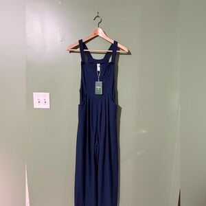 HALARA Deep Blue Overall jumpsuit! NWT!!